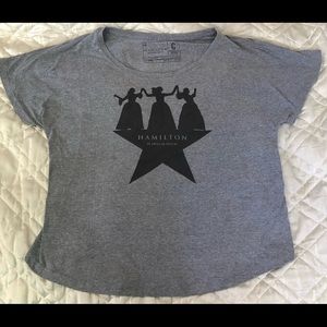 HAMILTON An American Musical Tshirt Womens Sz XL in Grey Heather NM